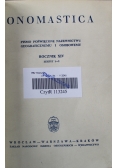 Onomastica Rocznik XIV Zeszyt 1 i 2