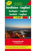 Sardynia Cagliari mapa samochodowa 1:150 000