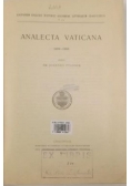 Analecta Vaticana 1202-1366. Tomus III, 1914 r.