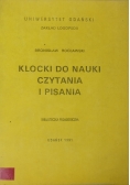 Klocki do nauki czytania i pisania