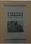 Powstanie w Warszawie fakty i dokumenty 1945 r.