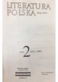Literatura Polska, 1918-1975, tom II