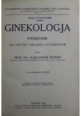 Ginekologja Podręcznik 1924 r