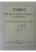 Żywot św. Małgorzaty Maryi Alacoque, 1920 r.