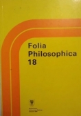 Folia Philosophica 18