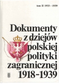 Dokumenty z dziejów Polskiej polityki zagranicznej 1918-1939, tom II