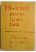 Historia państwa i prawa Polski, tom I