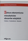 Kultura ekonomiczna mieszkańców obszarów wiejskich