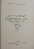 Listy pasterskie, 1922 r.