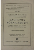 Rachunek Różniczkowy ,1947r.