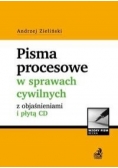 Pisma procesowe w sprawach cywilnych z objaśnieniami i płytą CD