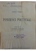 Powieści poetyckie, 1924 r.
