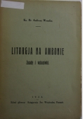 Liturgja na ambonie Zasady i wskazówki 1933 r.