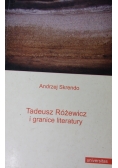 Tadeusz Różewicz i granice literatury
