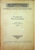 O poprawie Rzeczypospolitej
