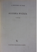 Algebra wyższa cześć III