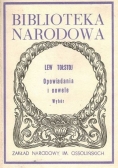 Tołstoj Opowiadania i nowele