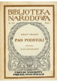 Pan Podstoli, 1927 r.