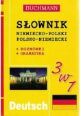 Słownik niemiecko - polski, polsko - niemiecki 3 w 1