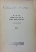 Słownik staropolskich nazw osobowych tom IV