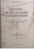 History of excavators and dredgers