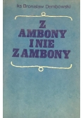 Z ambony i nie z ambony