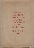Uchwały Komitetu Centralnego Polskiej Zjednoczonej