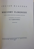 Wieczory florenckie, reprint 1917r