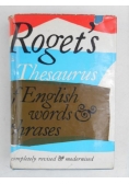 Roget's Thesaurus of English words phrases