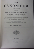 Jus Canonicum universum, zestaw 7 książek, T006938201864r.