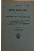 Deutsche Geschichtsblatter 3, 1913r.