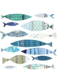 Karnet kwadrat z kopertą Blue Shoal