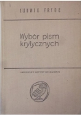 Wybór pism krytycznych