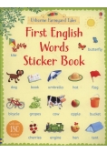 First English Words Sticker Book