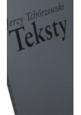 Tchórzewski Teksty