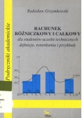 Rachunek różniczkowy i całkowy.