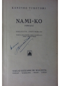 Nami-ko powieść,1924r.