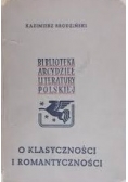 O klasyczności i romantyczności, 1946r.