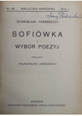Sofiówka i wybór poezyj 1925 r.