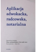 Aplikacja adwokacka, radcowska, notarialna