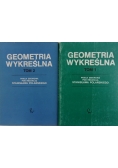 Geometria wykreślna, tom 1+ rysunki i tom 2 + rysunki