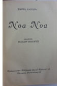 Noa Noa, 1925 r.