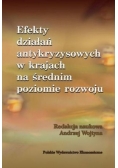 Efekty działań antykryzysowych w krajach na średnim poziomie rozwoju