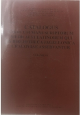 Katalog Łacińskich Rękopisów Średniowiecznych Biblioteki  Jagielońskiej