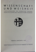 Wissenschaft und Weisheit. Funfter Jahrgang. 1938 r.