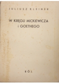 W kręgu Mickiewicza i Goethego, 1938r.