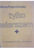 Tylko wierszem