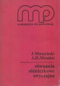 Równania różniczkowe zwyczajne