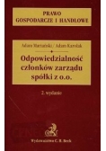 Odpowiedzialność członków zarządu spółki z ograniczoną odpowiedzialnością