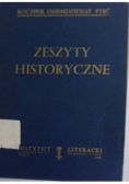 Zeszyty historyczne, 4 zeszyty